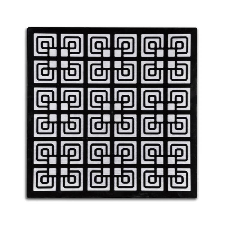 60X60 cm DEKORATİF PLAKA YONCA DESEN SİYAH ASMA TAVAN-IŞIK GEÇİRGEN