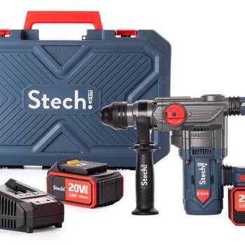 StechEnd SX54 Akülü Kırıcı Delici 30mm 20V 6.0Ah (Çift Akülü)