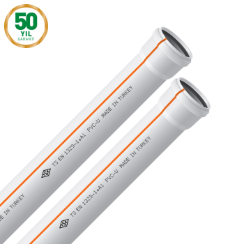 Formül PVC Atık Su Borusu – Tip 1 (3.2 mm Kalınlık)