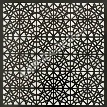 60X60 cm DEKORATİF PLAKA SELÇUKLU DESEN SİYAH ASMA TAVAN-IŞIK GEÇİRGEN